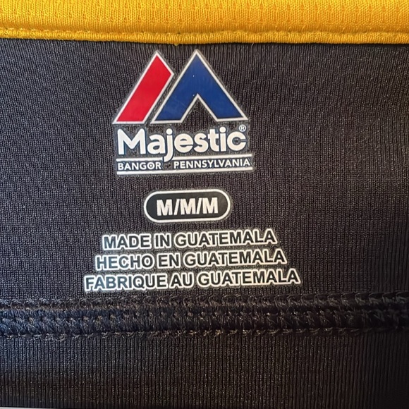 Pittsburgh Steelers Men’s Polo Majestic Medium - Picture 3 of 6